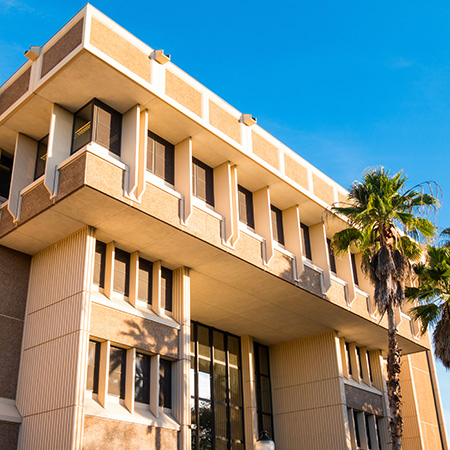 exterior of a county office