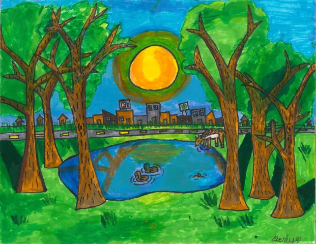 Everly Jeng, 5th Grade, 1st Place & Calendar Selection