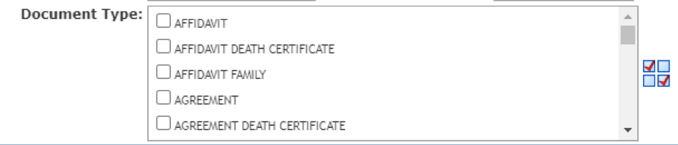 Choose a document type