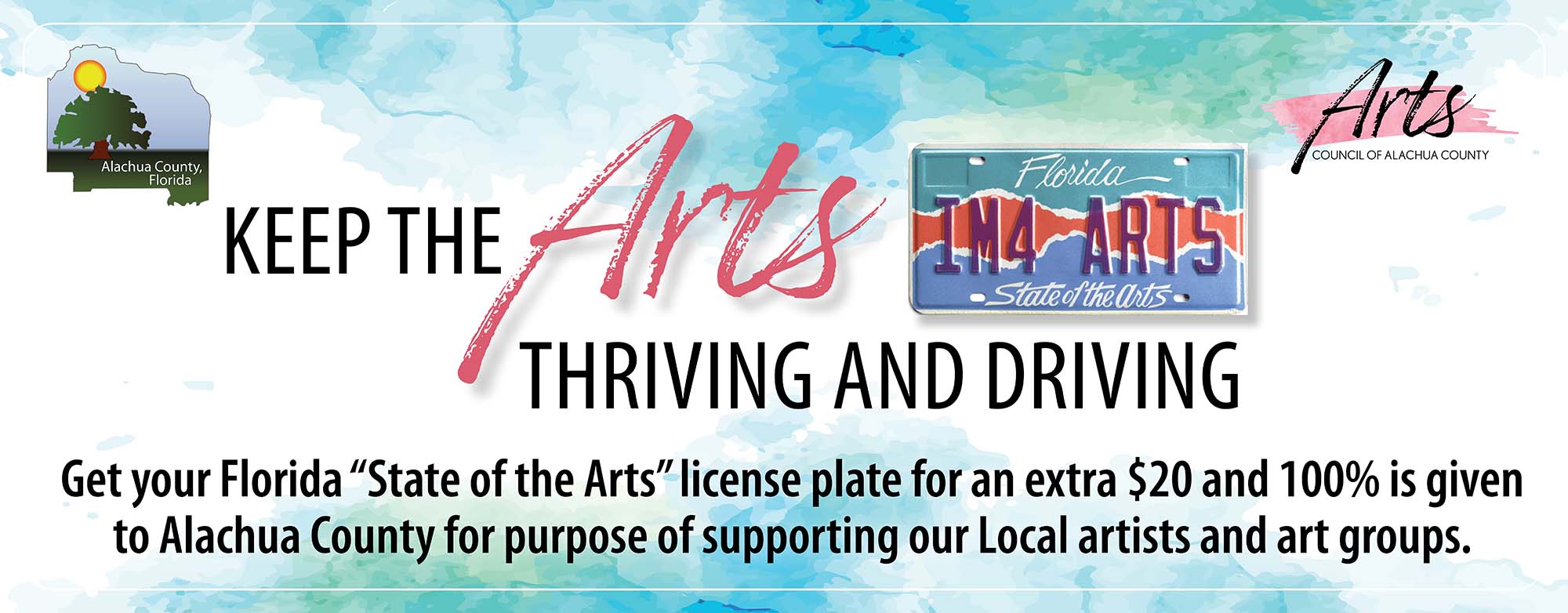 state of the arts license plate